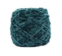 Fil Chenille 240g/pcs Chunky Chenille Yarn For Hand Knitting Shoes Hats Pillowcases Scarf Plain Crochet Glossy Puffy Warm Comfortable Winter(27 Emerald Green)