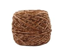 Fil Chenille 240g/pcs Chunky Chenille Yarn For Hand Knitting Shoes Hats Pillowcases Scarf Plain Crochet Glossy Puffy Warm Comfortable Winter(22 coffee)
