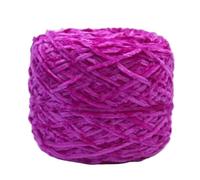 Fil Chenille 240g/pcs Chunky Chenille Yarn For Hand Knitting Shoes Hats Pillowcases Scarf Plain Crochet Glossy Puffy Warm Comfortable Winter(40 pink purple)