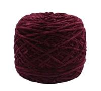 Fil Chenille 240g/pcs Chunky Chenille Yarn For Hand Knitting Shoes Hats Pillowcases Scarf Plain Crochet Glossy Puffy Warm Comfortable Winter(36 purple red)