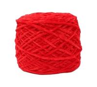 Fil Chenille 240g/pcs Chunky Chenille Yarn For Hand Knitting Shoes Hats Pillowcases Scarf Plain Crochet Glossy Puffy Warm Comfortable Winter(09 big red)