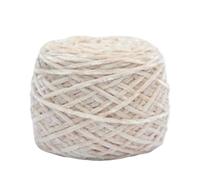 Fil Chenille 240g/pcs Chunky Chenille Yarn For Hand Knitting Shoes Hats Pillowcases Scarf Plain Crochet Glossy Puffy Warm Comfortable Winter(33 Khaki)