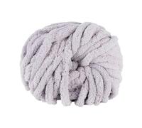 Fil chenille - 25 m - Velours doux - Fournitures de tissage et de tricot pour décoration d'intérieur - Jeté de coussin, chapeau, lit pour animaux domestiques, vêtements de bébé, couvertures