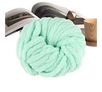Fil chenille - 25 m - Velours doux - Fournitures de tissage et de tricot pour décoration d'intérieur - Jeté de coussin, panier, chapeau, lit pour animaux domestiques, vêtements de bébé, couvertures