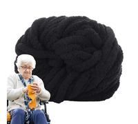 Fil chenille - 25 m - Velours doux - Fournitures de tissage et de tricot pour décoration d'intérieur - Jeté de coussin, panier, chapeau, lit pour animaux domestiques, vêtements de bébé, couvertures