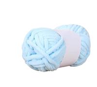 Fil Chenille 50g/roll Fantasy Color Coarse Ice Bar Arctic Velvet Yarn Handwoven DIY Scarf Hat Clothes Thread Thick Wool Crochet Stripe Thread(Color 5)