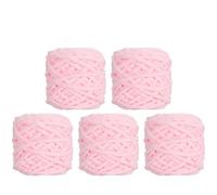 Fil chenille à grosse maille Fil Chenille épais (95g/3.35oz), 5 pièces, fil peigné for bricolage, crochet, couverture tricotée à la main, pull, châle, écharpe, gants(N2-5Pcs-1Set)