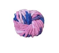 Fil chenille à grosse maille Fil chenille épais tissé à la main for tricot, fil velours doux et coloré un seul brin(Color 30)