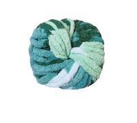 Fil chenille à grosse maille Fil chenille épais tissé à la main for tricot, fil velours doux et coloré un seul brin(Color 32)