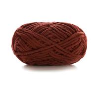 Fil chenille à grosse maille Laine épaisse en velours aux couleurs de l'arc-en-ciel, à tisser la main for écharpes, bonnets et vêtements. Fil rayures for crochet, pelote 50 g(Color 17)