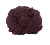 Fil chenille à grosses mailles Fil chenille épais tissé à la main for tricot, fil velours doux et coloré un seul brin(Color 16)