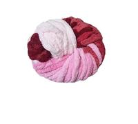 Fil chenille à grosses mailles Fil chenille épais tissé à la main for tricot, fil velours doux et coloré un seul brin(Color 29)