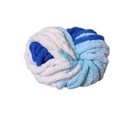 Fil chenille à grosses mailles Fil chenille épais tissé à la main for tricot, fil velours doux et coloré un seul brin(Color 27)