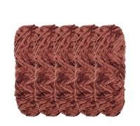 Fil Chenille en velours doux et chaud, 5 rouleaux de 100g chacun, Crochet à tricoter for couverture, manteau, chapeau, coussin, artisanat bricolage Pour Couvertures, Charpes(Colors-31)