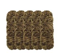 Fil Chenille en velours doux et chaud, 5 rouleaux de 100g chacun, Crochet à tricoter for couverture, manteau, chapeau, coussin, artisanat bricolage Pour Couvertures, Charpes(Colors-27)
