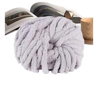Fil chenille épais de 200 m - Fournitures de tissage au crochet - Pour panier, écharpe, chapeau, jeté, oreiller, couverture de lit
