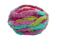 Fil chenille tricoté épais 2 morceaux de fil polyester super volumineux, très épais, doux et durable for nids d'animaux à main accessoires tricot, lavables en machine(Color02)