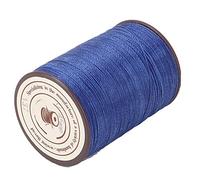 Fil Ciré, 175 Mètres 0,45 Mm à Coudre En Cuir Ciré Fil Cire Coton Cordons Fil De Cire Pour Projets En Cuir, Reliure(Bleu)