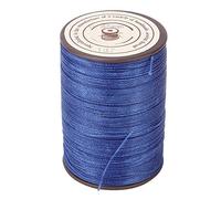 Fil Ciré Cuir 0.45mm Corde Polyester Bleu Royal 160m, Fil DIY pour Collier Bracelet, Cordon Résistant pour Artisanat Créatif, Loisirs Créatifs et Projets Bijoux Personnalisés