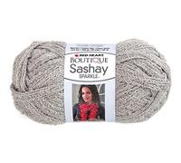 Fil Coats Red Heart Boutique Sashay Sparkle Yarn Platinum