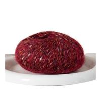 Fil coloré for tricot à la main, écharpe, pull, manteau for femmes, vêtements, bricolage, fil de laine au Crochet, moelleux, 100g(Color-04)