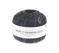 Fil complément à tricoter Creative Make It Rainbow Glitz - Rico Design(...) - 01 Noir 01 Noir G