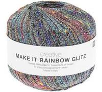 Fil complément à tricoter Creative Make It Rainbow Glitz - Rico Design(...) - 02 Blanc 02 Blanc G