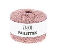 Fil Complément Paillettes - Lang Yarns. Color : 0009 Rose Rose