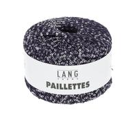 Fil Complément Paillettes - Lang Yarns. Color : 0035 Bleu