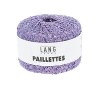 Fil Complément Paillettes - Lang Yarns. Color : 0046 Violet Violet