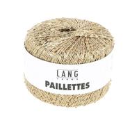 Fil Complément Paillettes - Lang Yarns. Color : 0096 Beige Beige