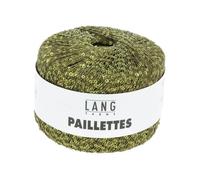 Fil Complément Paillettes - Lang Yarns. Color : 0098 Vert Vert