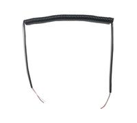 fil, cordon spiralé, Câble d'alimentation à ressort, rallonge spiralée, câble électrique spiralé 2 conducteurs, carré extensible de 0,3 mm