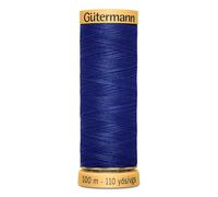 Gütermann 100M Fil De Coton Naturel Indigo