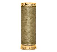 Gutermann 100M Fil De Coton Naturel Sable Brun