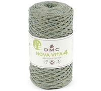 Fil coton recy MC - Nova Vita 4 mm - Effet Métallisé - 100% Recyclé - Vert