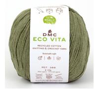 Fil coton recyclé - DMC - Eco Vita - 100 g - Couleur Vert