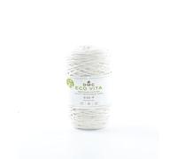 Fil Coton Recyclé Eco Vita 4mm 250g Col. 01 blanc