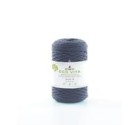 Fil Coton Recyclé Eco Vita 4mm 250g Col. 077 bleu