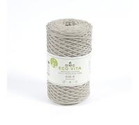 Fil Coton Recyclé Eco Vita 4mm 250g Col. 131 gris