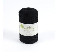 Fil Coton Recyclé Eco Vita 4mm 250g Col. 72 noir