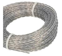 Fil Coupe Bordure Bobine de ligne de coupe gazon renforcée à noyau, 2.0-3.0 Mm X 15m/30m, for tondre les plantes sauvages, outils de jardin agricole, 2 ensembles(15mx3.0mmx 2pcs)