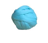 Fil Crochet,Pelote Laine Grosse Maille 500G Fil Bricolage Bras Volumineux Itinérant Couverture À Tricoter Épais Fils Tricoté La Main Crochet Chapeau Écharpe Coudre(Sky Blue)