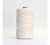 Fil Crochet,Pelote Laine Grosse Maille 5mm * 100m Cordon macramé cordon de corde for suspension murale cintres tricoter décréation maison(2)