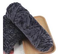 Fil Crochet,Pelote Laine Grosse Maille Fil de velours DIY, fil à tricoter épais for couverture, chenille doux, tissage, crochet, fils artisanaux for couvertures, oreillers, 100 g/1 pelote(11)