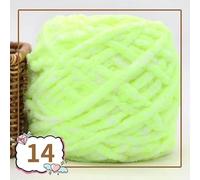 Fil Crochet,Pelote Laine Grosse Maille Lot de 2 fils velours colorés 100 g for tricoter à la main, fil chenille au crochet, ligne épaisse, for pantoufles, sac, couverture amigurumi(14)