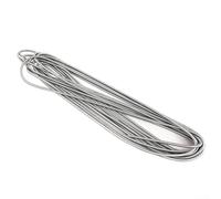 Fil d'acier à ressort de pompe de lubrification avec manchon de protection en acier inoxydable offrant un blindage efficace pour les tuyaux d'huile dans les équipements (8 mm x 2 mètres)