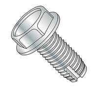 Fil d'acier de coupe à vis, finition plaqué zinc, tête hexagonale Rondelle, Type 1, 5/40,6 cm -18 Taille du filetage, 1/5,1 cm Longueur (lot de 10)