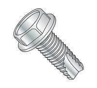 Fil d'acier de coupe à vis, finition plaqué zinc, tête hexagonale Rondelle, Type 23, 5/40,6 cm -18, taille du filetage 5/20,3 cm Longueur (lot de 10)