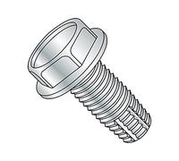 Fil d'acier de coupe à vis, finition plaqué zinc, tête hexagonale Rondelle, Type F, 5/40,6 cm -18 Taille du filetage, 5,1 cm de long (lot de 10)